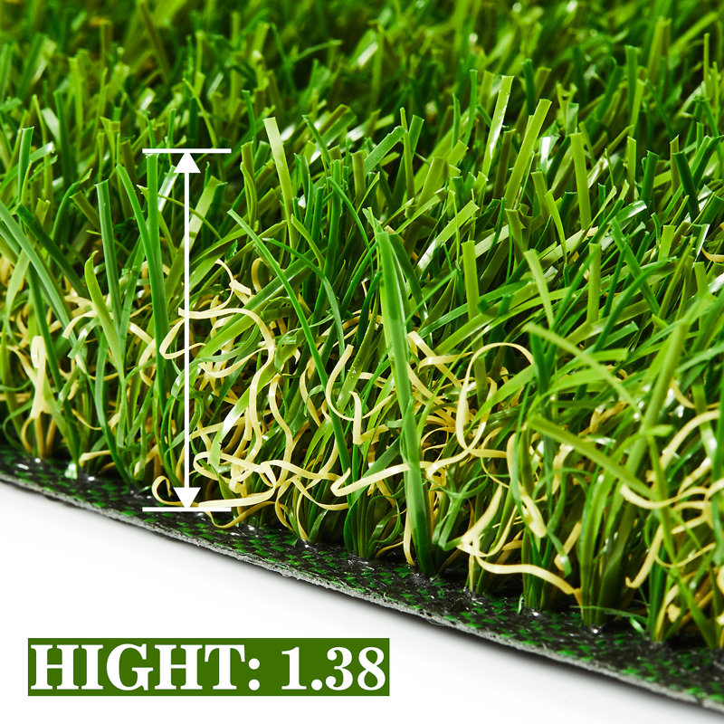 A AYOHA HOME&GARDEN Realistic Grass Deluxe Synthetic Turf & Reviews Wayfair